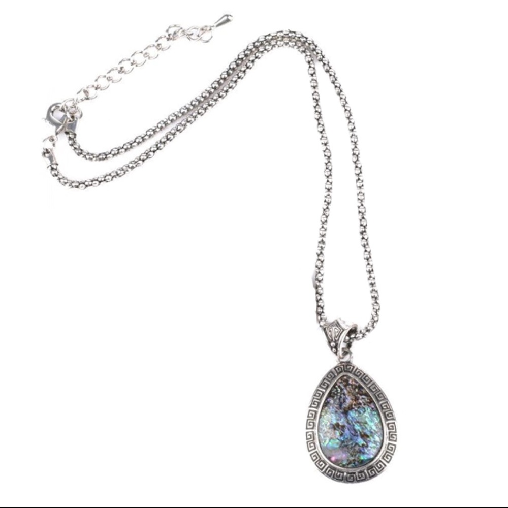 3 pcs Water Drop Necklace, Bracelet, &Earrings Set - Picture 2 of 4